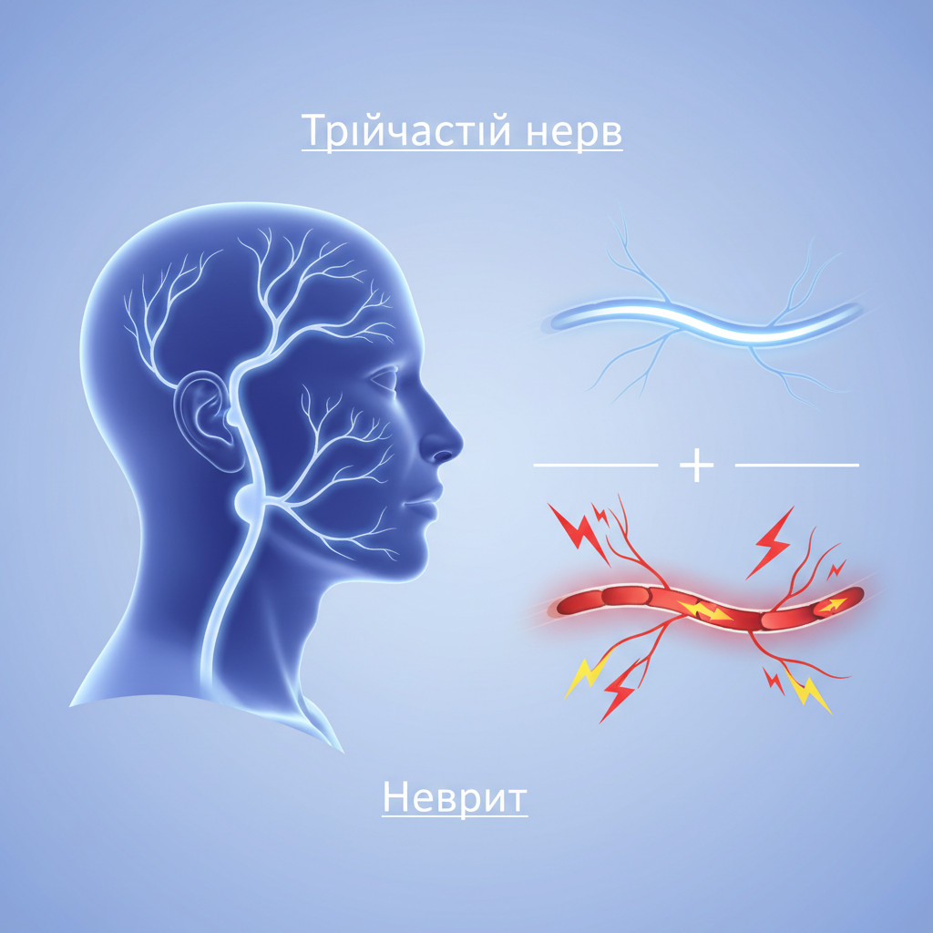 Що таке трійчастий нерв і неврит?